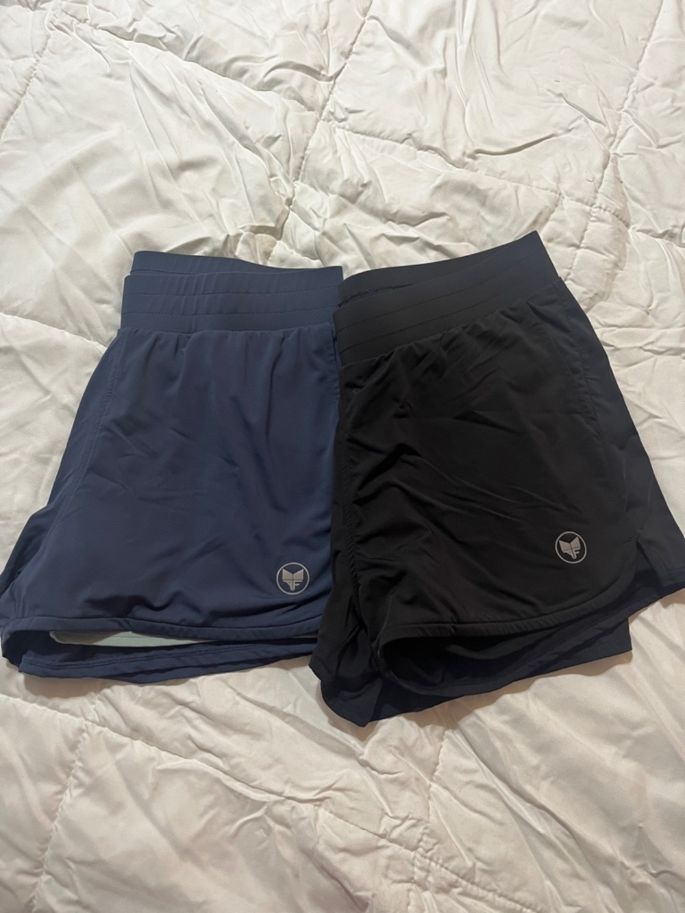 Women's Alpha Forward double lined Performance Shorts - Black & Navy - Medium - Picture 7 of 7